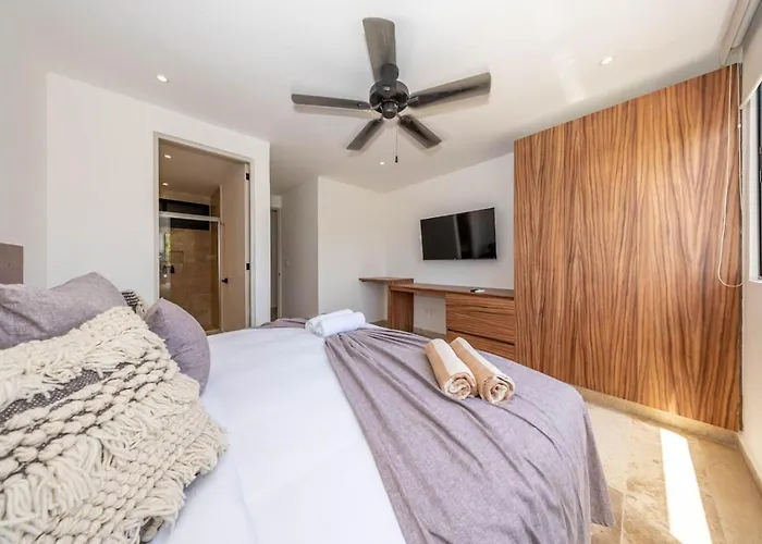 Lux 2 Bd W Balcony, Rooftop Pool In Aldea Zama Holiday home Tulum